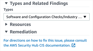 AWS Security Hub remediation description